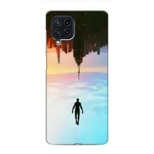 Чохол з людиною павуком для Samsung Galaxy M22 - (AlphaPrint) (Людина павук)