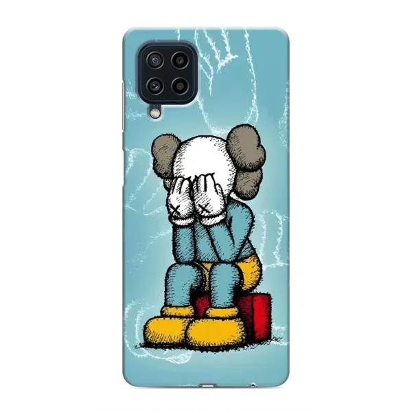 Чехол с принтом «Плач Bearbrick» для Samsung Galaxy M22