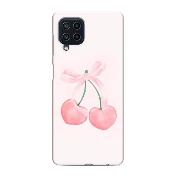 Чохол з принтом «Рожеві вишні» для Samsung Galaxy M22