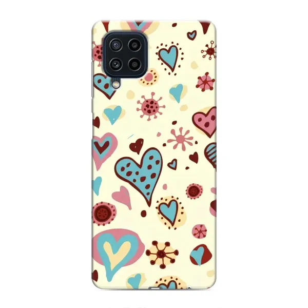 Чехол с принтом «Сердечки» для Samsung Galaxy M22