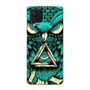 Чохол з пташками на Samsung Galaxy M22 (VPrint) (Сова з оком)