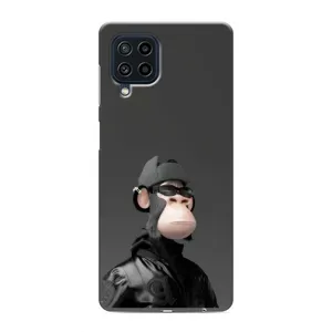 Чехлы с Обезьянами NFT для Samsung Galaxy M22 (AlphaPrint) (стильная обезьяна NFT)