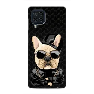 Чохли з крутими принтами для Samsung Galaxy M22 - (PREMIUMPrint) (Стильна собака)