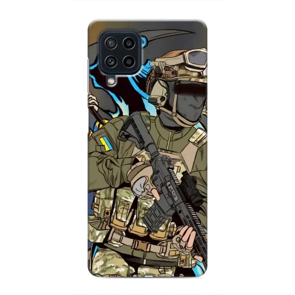 Чехол с принтом «Воин ВСУ» для Samsung Galaxy M22 Чехол с принтом «Воин ВСУ» для Samsung Galaxy M22