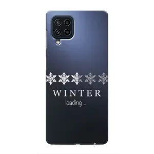 Зимні Чохли для Самсунг Ґелексі М22 - прозорий фон (Winter loading)