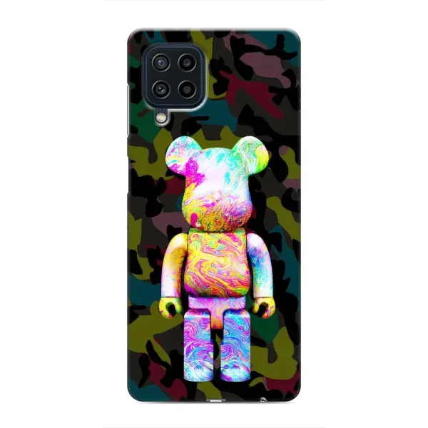 Чехол с принтом «Яркий Bearbrick» для Samsung Galaxy M22