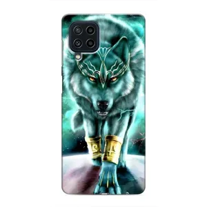 Захисні чохли для Самсунг Ґелексі М22 (AlphaPrint) (ХІТ продаж) ВОВК (Яскравий вовк)