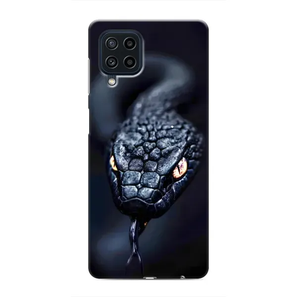 Чохол з принтом «Чорна змія» для Samsung Galaxy M22 Чохол з принтом «Чорна змія» для Samsung Galaxy M22
