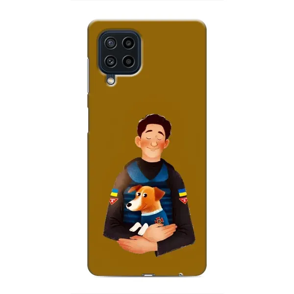Чехол с принтом «ЗСУ Патрон» для Samsung Galaxy M22 Чехол с принтом «ЗСУ Патрон» для Samsung Galaxy M22