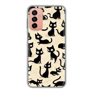 Чохол з малюнком кіт на Samsung Galaxy M23 (5G) (Чорні коти)