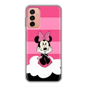Эксклюзивный чехол для Samsung Galaxy M23 (5G) (AlphaPrint - Мультяшные) (Девочка Maus)