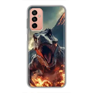 Чохол з картинкою 'Хижаки' для Samsung Galaxy M23 (5G) (Вогняний динозавр)