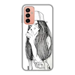 Чохол з друком для Samsung Galaxy M23 (5G) - (Мода) (AlphaPrint) (Фото дівчини)
