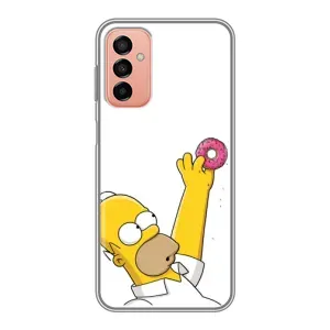 Чjхол з Сімпсонами для Samsung Galaxy M23 (5G) (VPrint) (Гомер з пончиком)