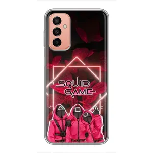 Чехол Гра в кальмара для Samsung Galaxy M23 (5G) (Охранники Игра кальмара)