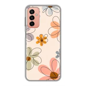 Чехол с цветочным принтом на Самсунг М23 (5G) (Разноцветные цветы)