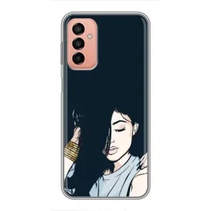 Чохол з друком для Samsung Galaxy M23 (5G) - (Мода) (AlphaPrint) (Гарна дівчина)