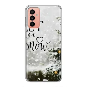 Новорічні, Святкові Чохли для Samsung Galaxy M23 (5G) - 2024 год (Let it snow)