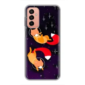Чохли з картинкою Лисичка для Samsung Galaxy M23 (5G) (VPrint) (Лисички космонавти)