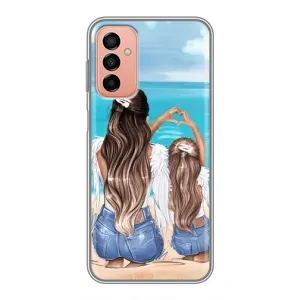 Чохол з друком для Samsung Galaxy M23 (5G) - (Мама з дитинкою) (AlphaPrint) (Мама з донькою)
