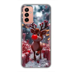 Яскравий чохол для Samsung Galaxy M23 (5G) з Зимові Оленята (Олень серед подарунків)