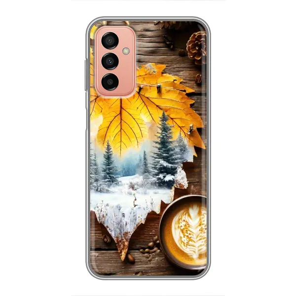 Чохол з принтом «Осінньо-зимова кава» для Samsung Galaxy M23 (5G)