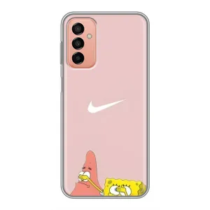 Чехол Губка Боб для Самсунг М23 (5G) (Патрик и Губка)