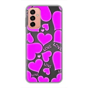 Чехлы для любимой на Samsung Galaxy М23 (5G) (VPrint) (Pink hearts)