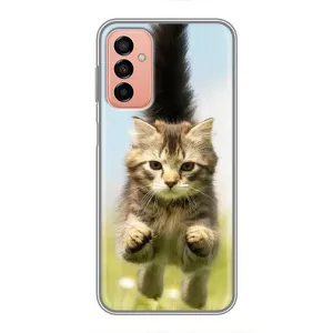 Чохли з Котиками для Samsung Galaxy M23 (5G) (VPrint) (Прижок кота)