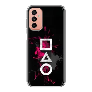 Чехол Гра в кальмара для Samsung Galaxy M23 (5G) (Символы Игра кальмара)