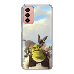 Чехол с мультфильмом Шрек на Samsung Galaxy M23 (5G) (Шрек и Осел)