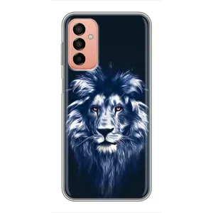 Чохол з картинкою ЛЕВ для Samsung Galaxy M23 (5G) (VPrint) (Синій Лев)