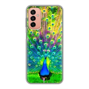 Чохол з пташками на Samsung Galaxy M23 (5G) (VPrint) (Яскравий Павлин)