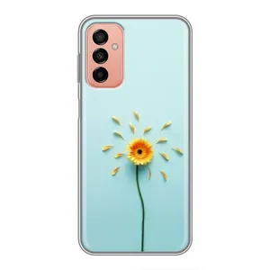 Чехлы с Цветами для Samsung Galaxy M23 (5G) (VPrint) (Желтый цветок)