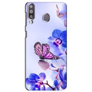 Чехлы с Цветами для Samsung Galaxy M30 (M305) (VPrint) (Бабочка на цветочке)