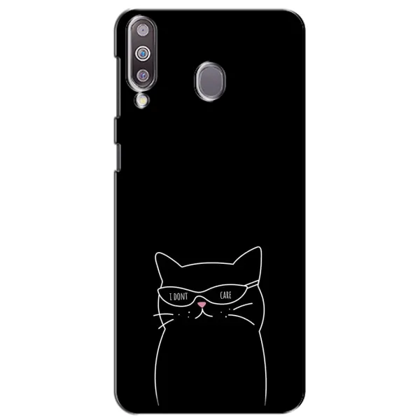 Чохол з принтом «Байдужий кіт» для Samsung Galaxy M30 (M305)