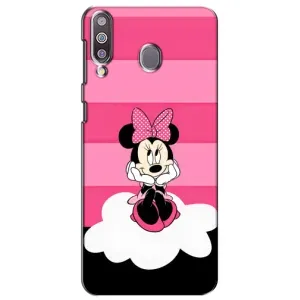 Эксклюзивный чехол для Samsung Galaxy M30 (M305) (AlphaPrint - Мультяшные) (Девочка Maus)