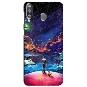 Космічні Чохли для Самсунг Ґелексі M30 (VPrint) (Вид Галактики)