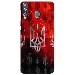 Украинские Чехлы для Samsung Galaxy M30 (M305) с картинкой УПА (AlphaPrint) (ГЕРБ УПА)