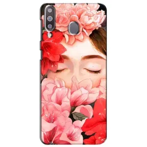 Чехлы (ART) Цветы на Samsung Galaxy M30 (M305) (VPrint) (Глаза в цветах)