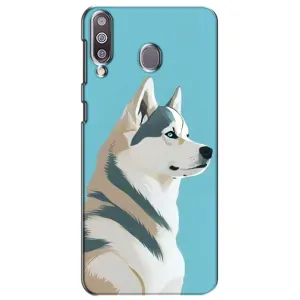 Чохол з Хаскі Samsung Galaxy M30 (M305) - (AlphaPrint) (Хаскі арт)