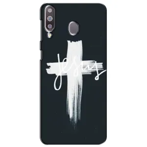 Чехол для Samsung Galaxy M30 (M305) (AlphaPrint) - (Христианские) (Иисус)