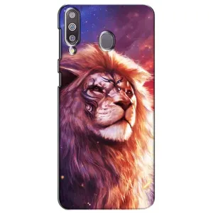Чохол з картинкою ЛЕВ для Samsung Galaxy M30 (M305) (VPrint) (Красочний Лев)
