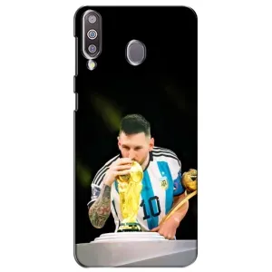 Чехлы для Samsung Galaxy M30 (M305) (Leo чемпион) (AlphaPrint) (Кубок Месси)