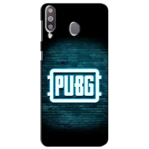 Чехол PUBG для Самсунг М30 (AlphaPrint) (Лого PUBG)