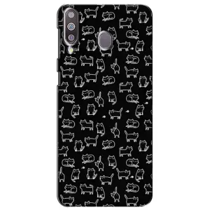 Чохол з принтом для Samsung Galaxy M30 (M305) (AlphaPrint) Модні коти (Маленькі котики)
