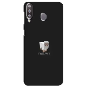 Чехол Майнкрафт на Samsung Galaxy M30 (M305) (AlphaPrint) Minecraft (Овечка Майнкрафт)