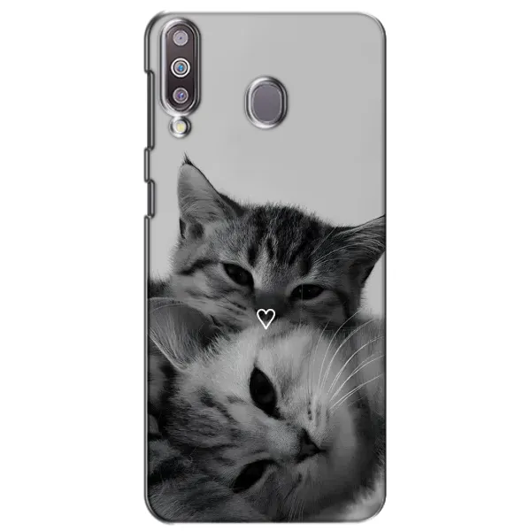 Чохол з принтом «Пара котів» для Samsung Galaxy M30 (M305)