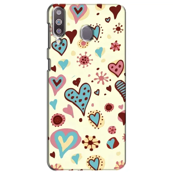 Чехол с принтом «Сердечки» для Samsung Galaxy M30 (M305) Чехол с принтом «Сердечки» для Samsung Galaxy M30 (M305)