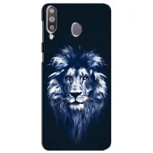 Чохол з картинкою ЛЕВ для Samsung Galaxy M30 (M305) (VPrint) (Синій Лев)